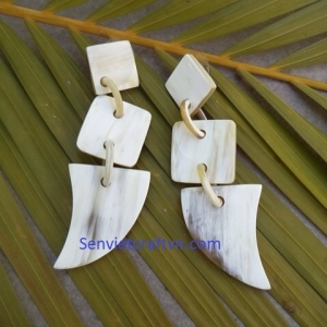 Buffalo horn Earrings